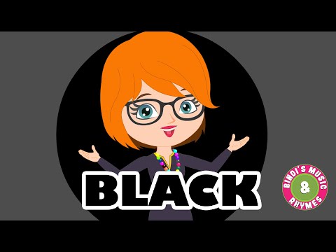 Black Colour Song for kids | Learn Colours | Rhymes for Children | Bindi's Music & Rhymes