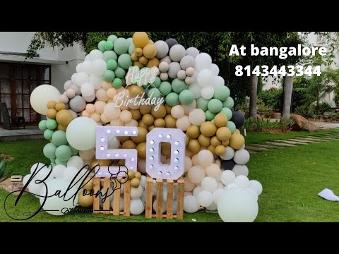 Balloon wall| Balloon garland| Wall| Balloon design| Balloons| Balloons wall for 50 th birthday|