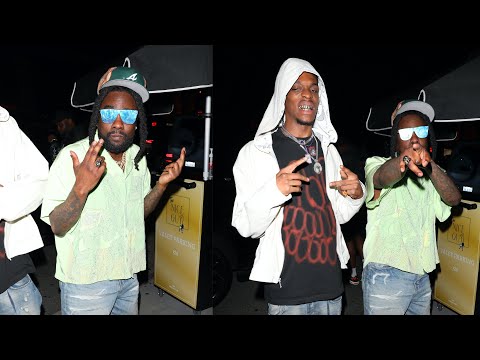 Rapper Wale Enjoys a Night Out With Friends at The Nice Guy in LA!