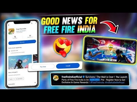 ফ্রি ফায়ার ইন্ডিয়া GOOD NEWS 😍 Free Fire India Download | Free Fire India Release Date