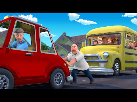 [ 1 HOUR LOOP ] Wheels On The Bus! 🚌 🎶| Fun Learning Loops | Beep Beep Nursery Rhymes & Kids Songs