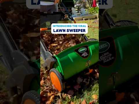 This Lawn Sweeper just made backyard cleanup way easier 🍂 #shorts