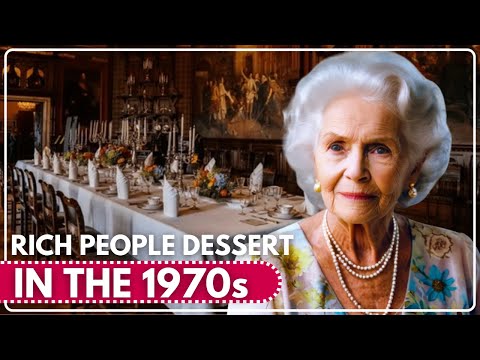 Here's What Rich People Eat for dessert During The 1970s | That Have Faded Into History