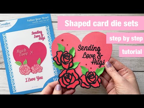 Shaped card die sets by Creative Craft Products and 50% off DIES ​⁠@CraftStashcoukTV #shapedcard