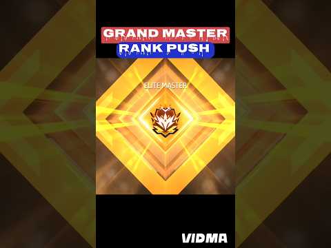 grand master rank push | reach grand master rank | elite master to grand master #freefire #viral