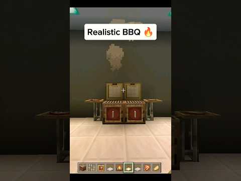 Realistic BBQ in Minecraft | #shorts #minecraft