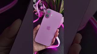 most aesthetic pink iPhone 16 plus unboxing 📱🎀🩷🌸 #iphone16plus