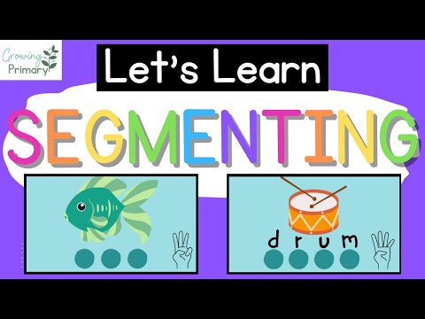 Let's Learn SEGMENTING WORDS {Phonemic Awareness}