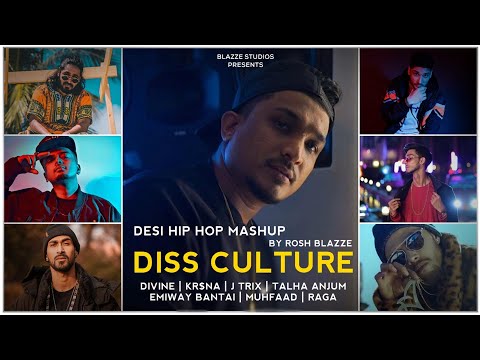 DISS CULTURE (DHH Rap Megamix) By Rosh Blazze | Divine, KR$NA, Emiway Bantai, Talha Anjum Etc (2022)