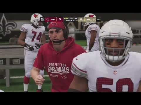 Madden 24 Gameplay: Saints vs Cardinals (PS5) - Mundo Gamer Brasil