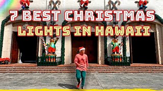 7 HAWAII Christmas Attractions, Lights & Hidden Gems in Oahu | The True Christmas and Aloha Spirit 🌟