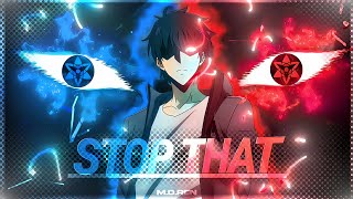 Solo Leveling - STOP THAT [Edit/AMV] 4k!