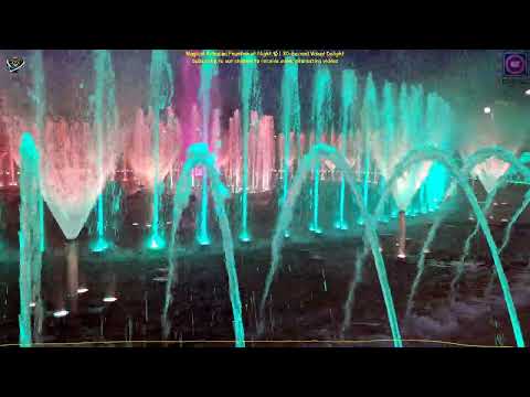 Magical Artesian Fountain at Night 🌌✨ | 30-Second Visual Delight