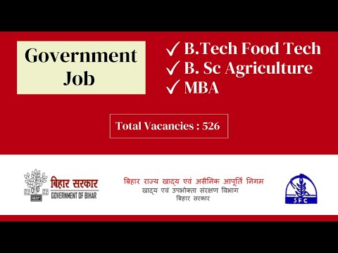 Food Technology Government Jobs 2023 सरकारी नौकरी in Hindi - Exam, Syllabus, Eligibility, Apply Link