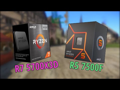 Ryzen 7 5700X3D vs Ryzen 5 7500F - Can Budget AM5 Keep Up?