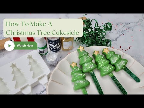 How To Make A Christmas Tree Cakesicle