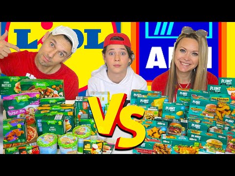 ALDI vs LIDL vegan TASTE TEST 🤔 veganuary