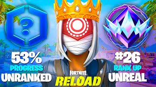 Unranked to UNREAL SOLO RELOAD SPEEDRUN in OG Chapter 2 Fortnite Ranked!