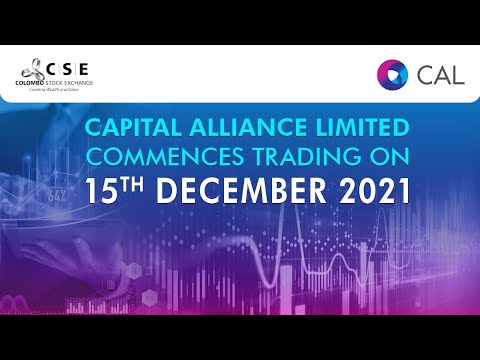 Market Opening Ceremony of Capital Alliance Limited as they commence trading at CSE