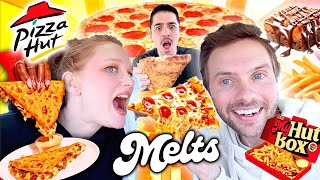 Tasting VIRAL Celebrity Foods! PIZZA HUT New Menu Items!!!