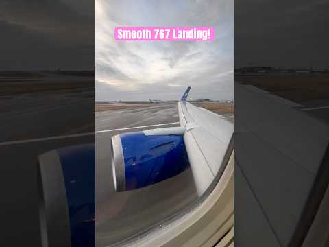 VERY SMOOTH BOEING 767 LANDING!