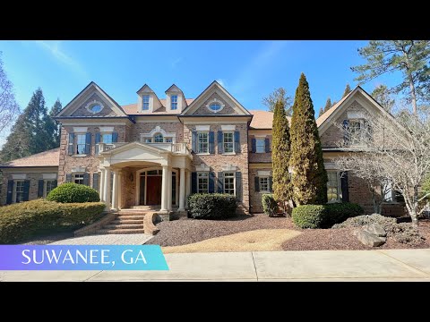 Inside this 10,417 SQFT Golf Course Home With Two Story Library North of Atlanta | 6 BEDS | 6 BATHS