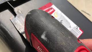 Cutting plastic using oscillating tool - Milwaukee Oscillating