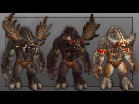 Highmountain Tauren New Customization - Shadowlands 9.1.5