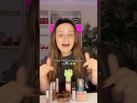 FULL FACE of products I HATE🤮🤢