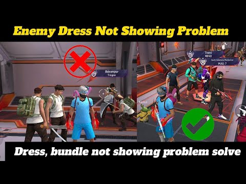 Free fire Dress not showing problem 😭 | free fire enemy bundle not showing| ff outfit not showing