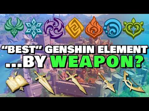 Which Genshin ELEMENT Has The Most Of Each Weapon TYPE? (And Which Has The Least!)