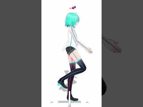 【MMD*モーション配布】Ride It running man Shuffle Dance #shorts #short