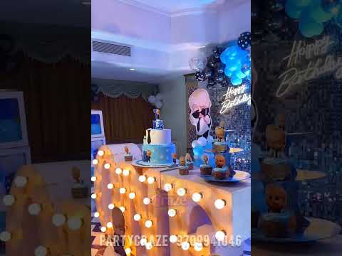 Boss Baby Theme | Best Birthday Decoration in Patna, Bihar #bihar