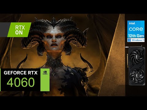 Diablo 4 | RTX 4060 | 1440p, ULTRA, RTX ON / OFF, DLSS ON / OFF, FG ON / OFF