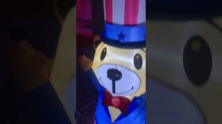 Patriotic bear blow up #blowups #holidayadventure