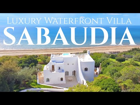 Seaside Serenity: INSIDE Sabaudia's Luxurious WATERFRONT VILLA For Sale | Lionard