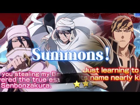 SUMMONS FOR NEW TYBW RUKIA, RENJI, BYAKUYA! - Bleach Brave Souls