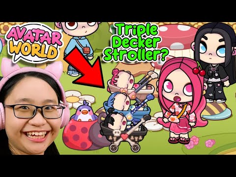 Avatar World - I Made a TRIPLE DECKER STROLLER!!!