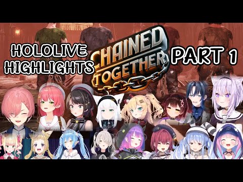 Hololive members try chained together, start sabotaging each other immediately (part 1)