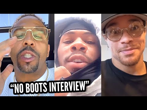 “NO BOOTS INTERVIEW” ANDRE WARD CHECKS JARON ENNIS FAN | LAMONT ROACH DARES GARY RUSSEL JR TO SPAR!!