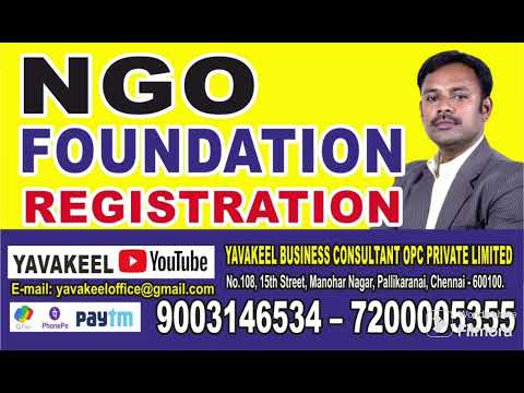 NGO FOUNDATION REGISTRATION IN CHENNAI AND TAMIL NADU