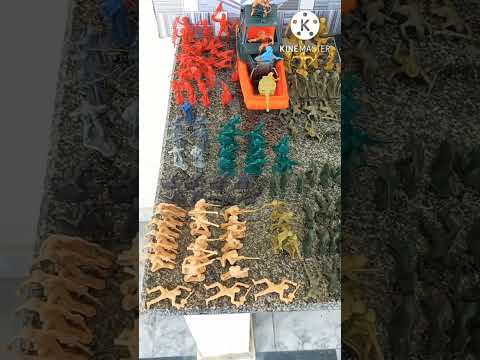 plastic army men collection #toysoldiers #collection