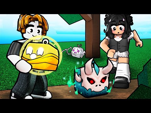 DEVIL FRUIT NOTIFIER But Girlfriends Account In Blox Fruits (Roblox)