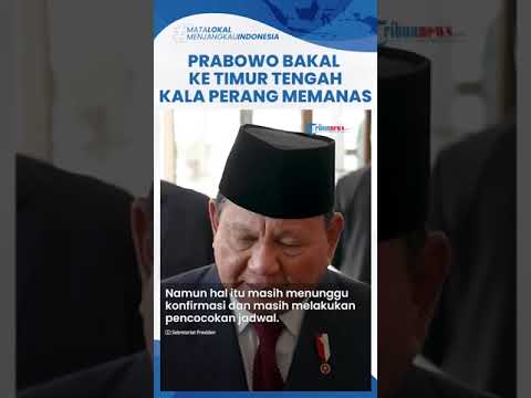 Tak Lelah dan Tak Takut! Prabowo Justru Bakal Mampir ke Timur Tengah Kala Perang Israel-Gaza Memanas