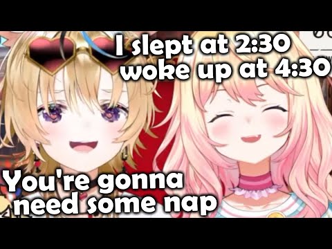 Polka Giving Sleepy Nene a Morning Counceling「HoloLive/EngSub」