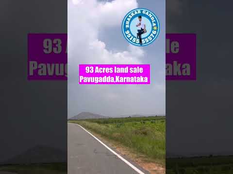 93 Acres agricultural land sale || Acre 19 lakhs only || tumkur district || Bangalore airport-170 km