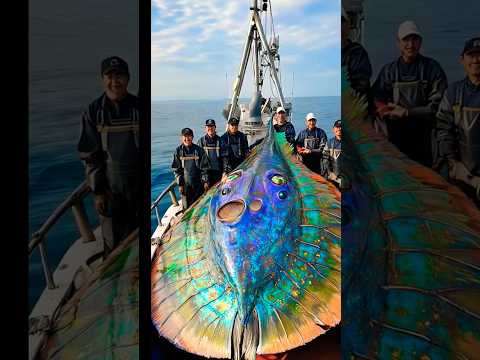 Giant Deep Sea Monsters Caught by Fishermen! #shorts  #GiantSeaCreatur #FishingDiscover#allin1