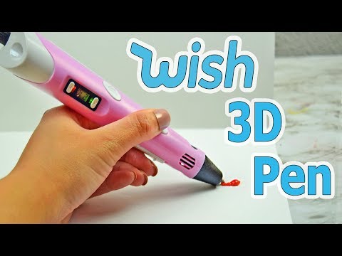 TRYING A $12  3D PEN FROM WISH... A total disaster?