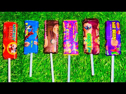 Some popular Candies in the World | New Milk Bottle | mini Cooking | Ice Cream Pop It | Asmr Coca