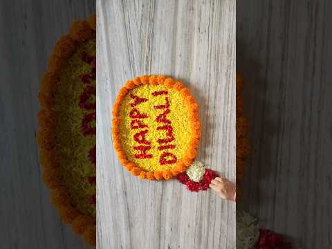 Diwali decoration ideas || Diwali flower rangoli designs || Diwali flower decoration ideas